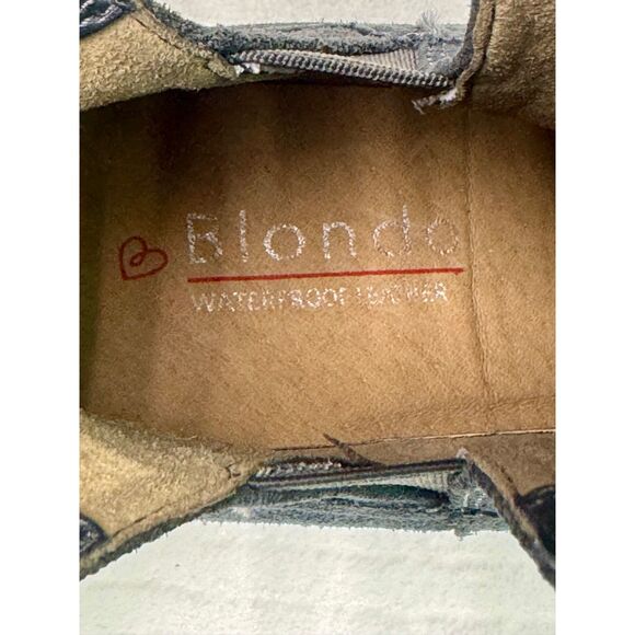 BLONDO Irving Gray Wedge Waterproof Bootie, Pull-On, Sz 8 - Picture 12 of 14